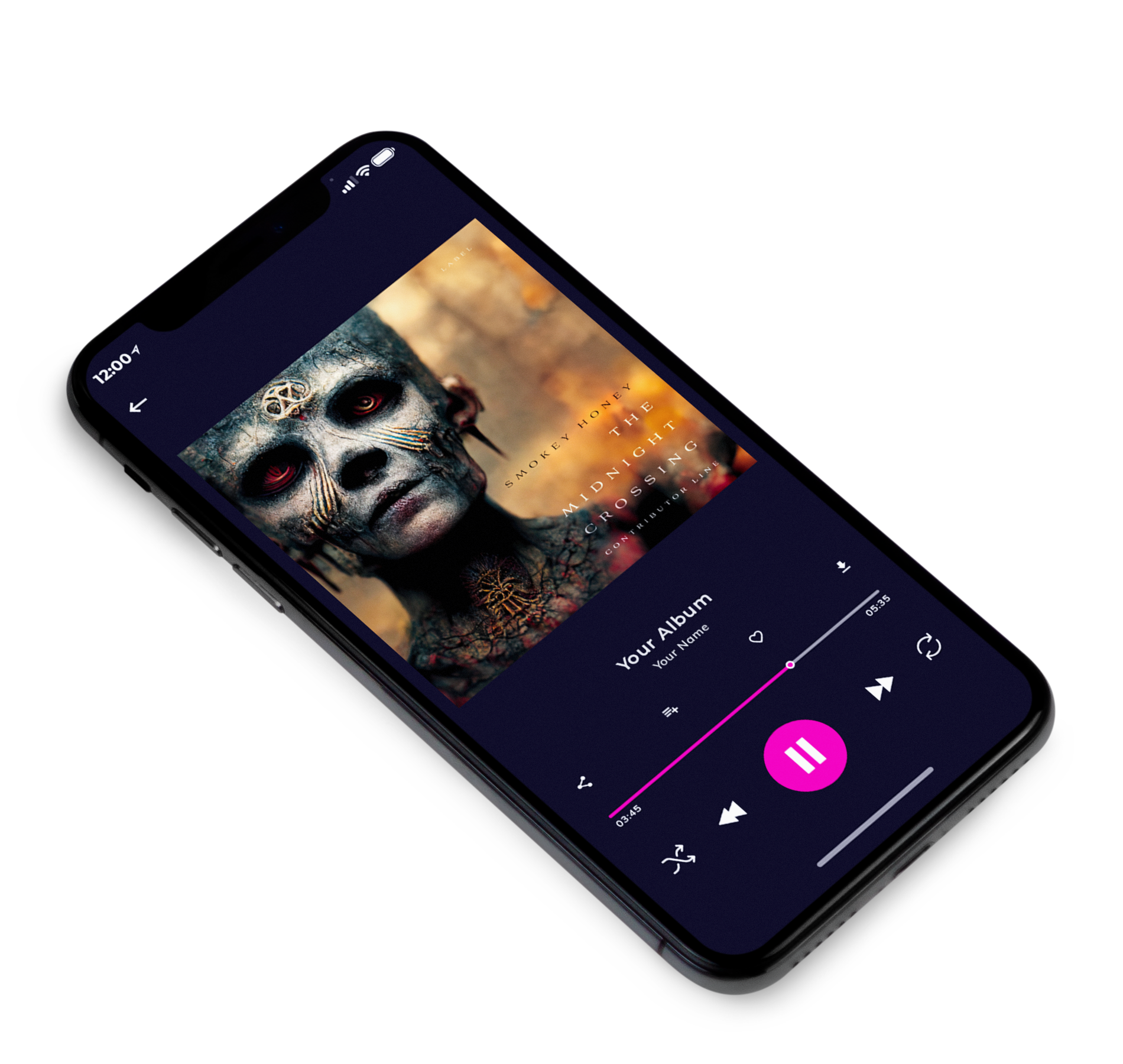 3D view of Premade Rock,Punk & Alternative Album Cover - Dune #10307 | AlbumArtZone*