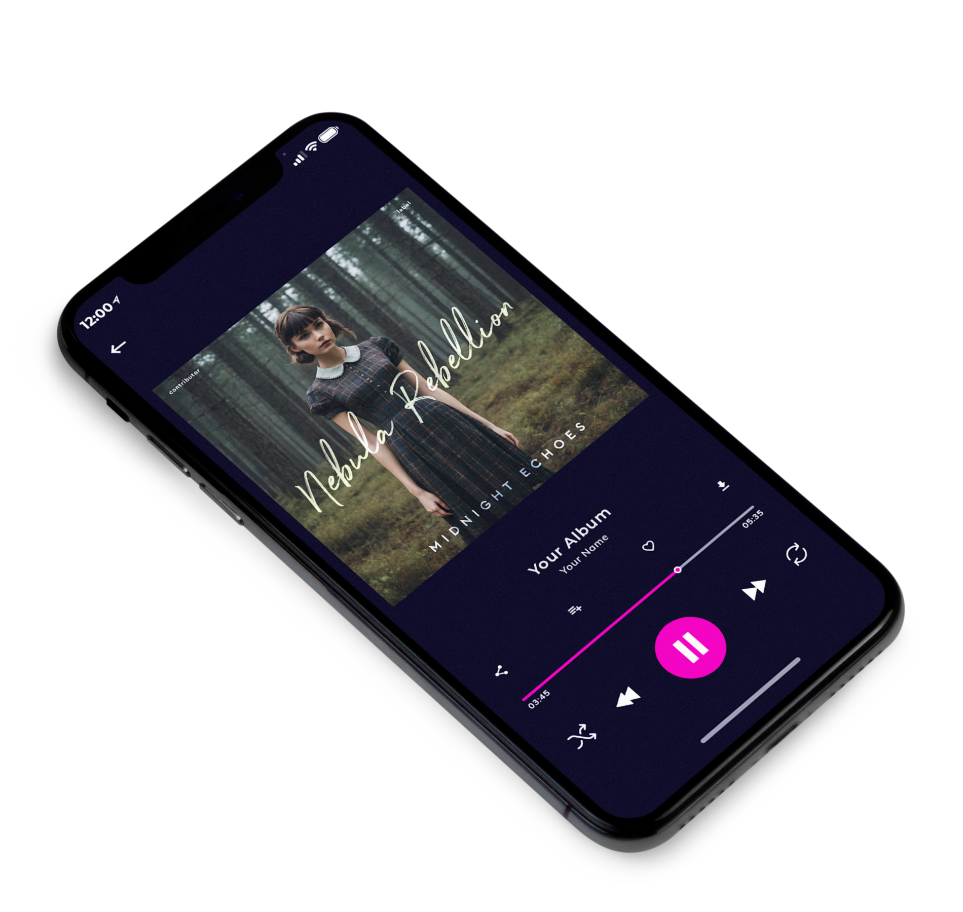 3D view of Premade Indie & Folk Music Album Cover - Armadillo #10448 | AlbumArtZone*