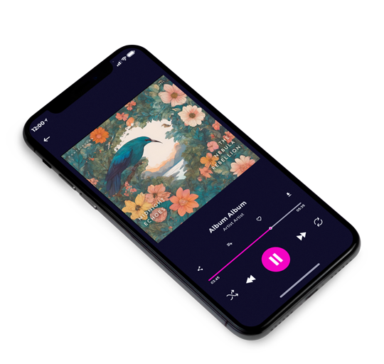 3D view of Premade Indie & Folk Music Album Cover - Nandor #10490 | AlbumArtZone*