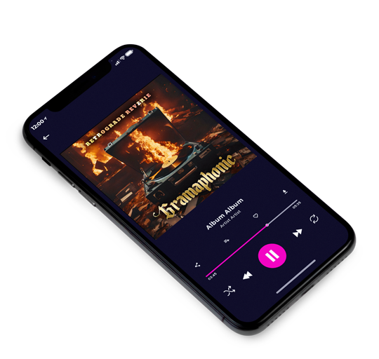 3D view of Premade Rock,Punk & Alternative Album Cover - Oil #10760 | AlbumArtZone*