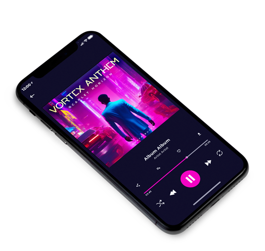 3D view of Premade Pop Album Cover - Jagger #10866 | AlbumArtZone*