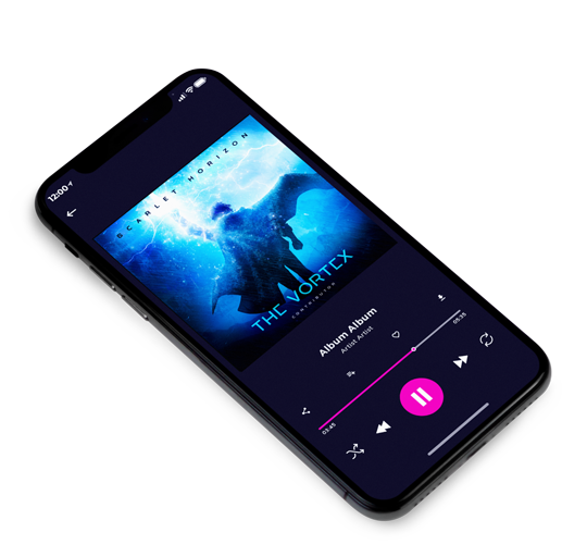 3D view of Premade Electronica & Ambient Album Cover - French Pass #10871 | AlbumArtZone*