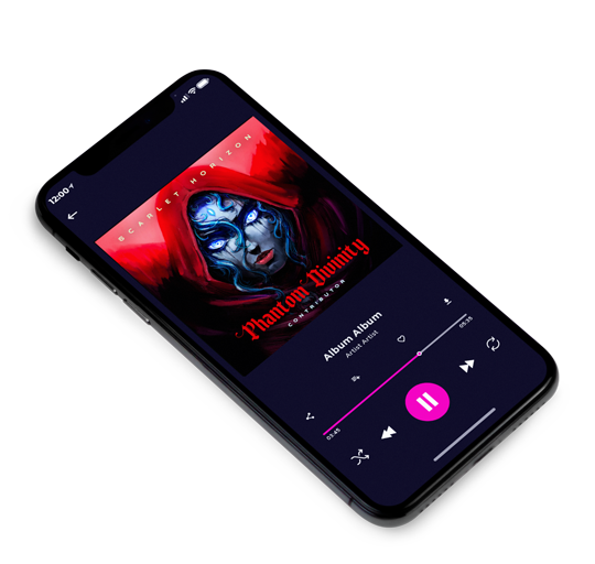 3D view of Premade Heavy Metal & Gothic Metal Album Cover - Coffee Bean #10877 | AlbumArtZone*