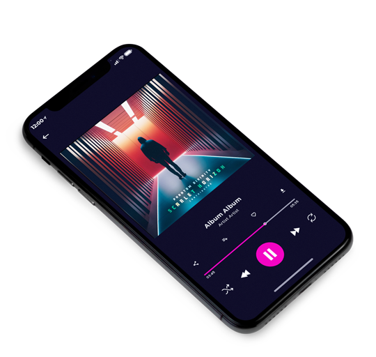 3D view of Premade Rock,Punk & Alternative Album Cover - My Pink #10908 | AlbumArtZone*