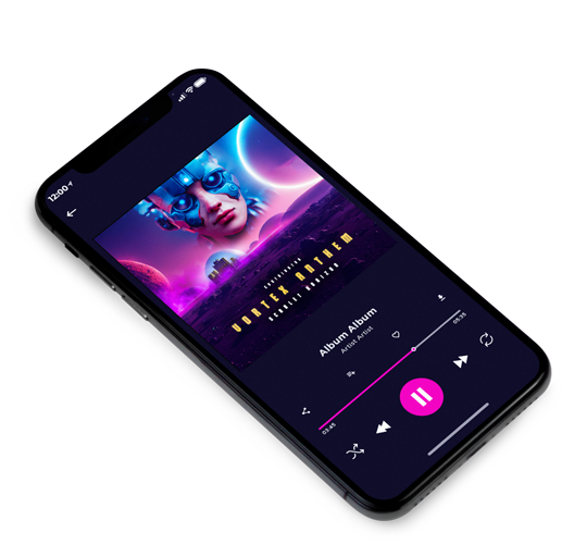 3D view of Premade Electronica & Ambient Album Cover - Valentino #10924 | AlbumArtZone*