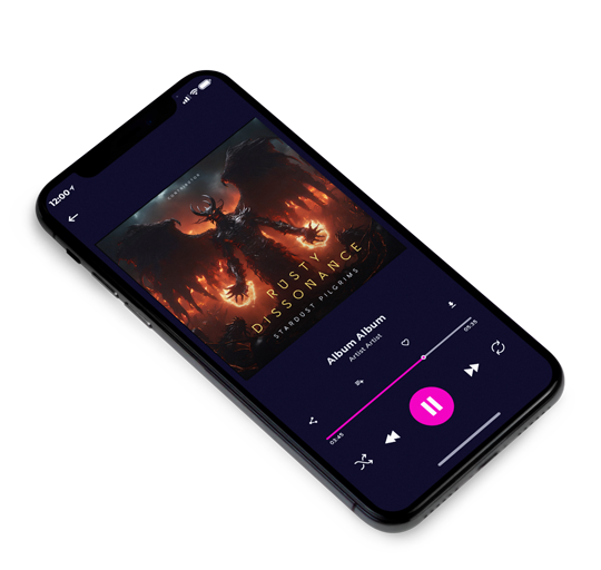 3D view of Premade Rock,Punk & Alternative Album Cover - Cocoa Brown #10946 | AlbumArtZone*