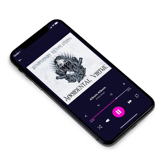 3D view of Premade Rock,Punk & Alternative Album Cover - Quill Gray #10981 | AlbumArtZone*