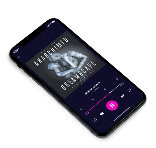 3D view of Premade Electronica & Ambient Album Cover - Shark #11155 | AlbumArtZone*