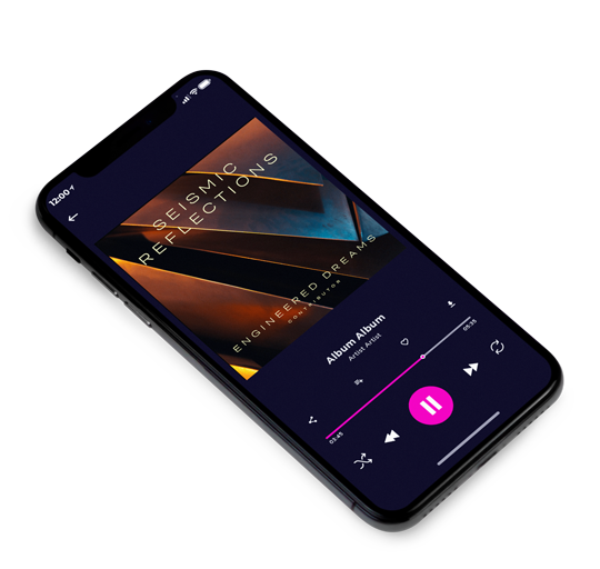 3D view of Premade Contemporary Music Album Cover - Cocoa Brown #11178 | AlbumArtZone*