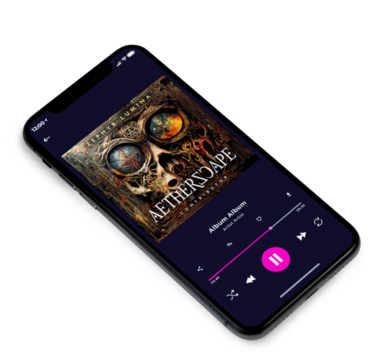 3D view of Premade Heavy Metal & Gothic Metal Album Cover - Zeus #11221 | AlbumArtZone*