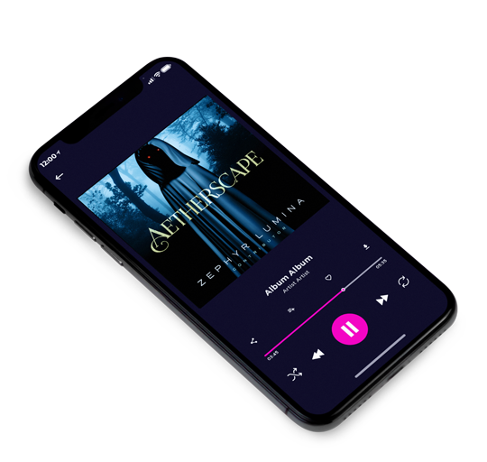 3D view of Premade Electronica & Ambient Album Cover - Firefly #11237 | AlbumArtZone*