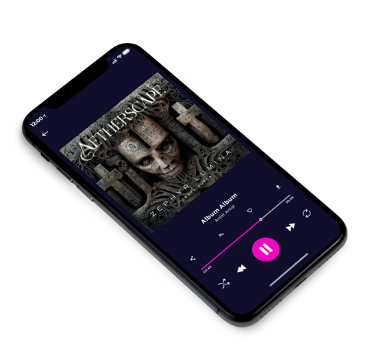 3D view of Premade Heavy Metal & Gothic Metal Album Cover - Zeus #11240 | AlbumArtZone*