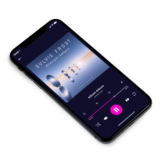 3D view of Premade Electronica & Ambient Album Cover - Comet #11284 | AlbumArtZone*