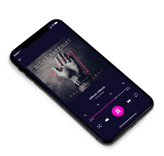 3D view of Premade Electronica & Ambient Album Cover - Shark #11329 | AlbumArtZone*