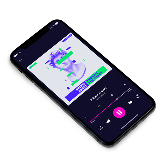3D view of Premade Pop Album Cover - Iron #11341 | AlbumArtZone*