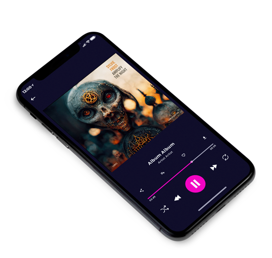 3D view of Premade Electronica & Ambient Album Cover - Tumbleweed #11349 | AlbumArtZone*