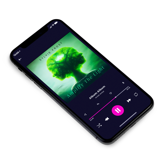 3D view of Premade Electronica & Ambient Album Cover - Fern #11365 | AlbumArtZone*