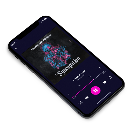 3D view of Premade Electronica & Ambient Album Cover - Woodsmoke #11395 | AlbumArtZone*
