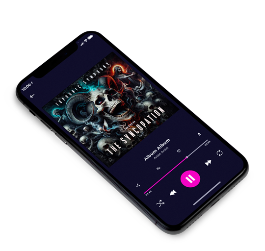 3D view of Premade Heavy Metal & Gothic Metal Album Cover - Woodsmoke #11422 | AlbumArtZone*