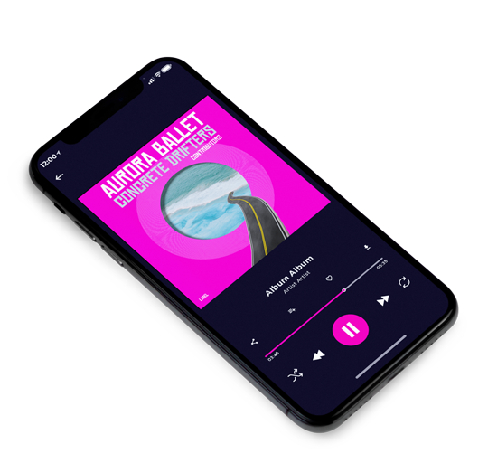 3D view of Premade Electronica & Ambient Book Cover - Shocking Pink #11541 | AlbumArtZone*
