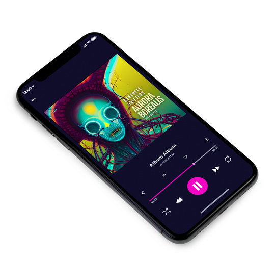 3D view of Premade Electronica & Ambient Album Cover - Charade #11565 | AlbumArtZone*