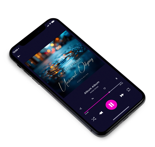 3D view of Premade Contemporary Music Album Cover - Mirage #11701 | AlbumArtZone*