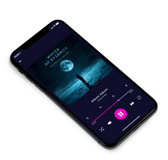 3D view of Premade Electronica & Ambient Album Cover - Firefly #11728 | AlbumArtZone*