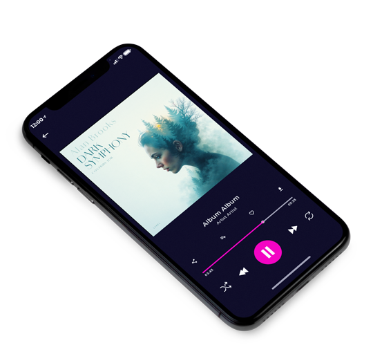 3D view of Premade Electronica & Ambient Album Cover - Willow Brook #11758 | AlbumArtZone*