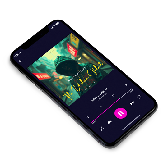 3D view of Premade Electronica & Ambient Album Cover - Outer Space #11817 | AlbumArtZone*