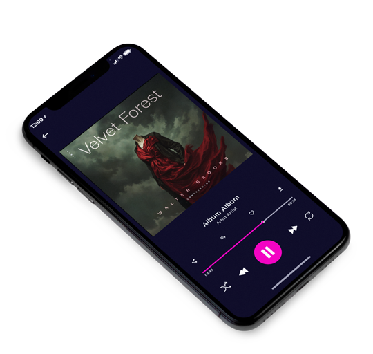 3D view of Premade Electronica & Ambient Album Cover - Rangitoto #11834 | AlbumArtZone*