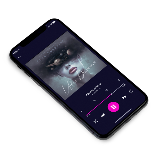3D view of Premade Electronica & Ambient Album Cover - Tuna #11843 | AlbumArtZone*