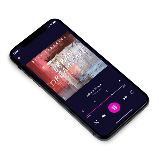 3D view of Premade Electronica & Ambient Album Cover - Russett #11851 | AlbumArtZone*