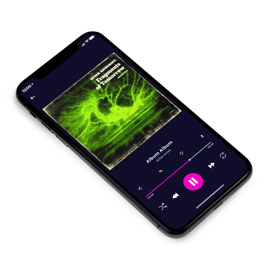 3D view of Premade EDM, House & Dub Album Cover - Black Olive #11923 | AlbumArtZone*