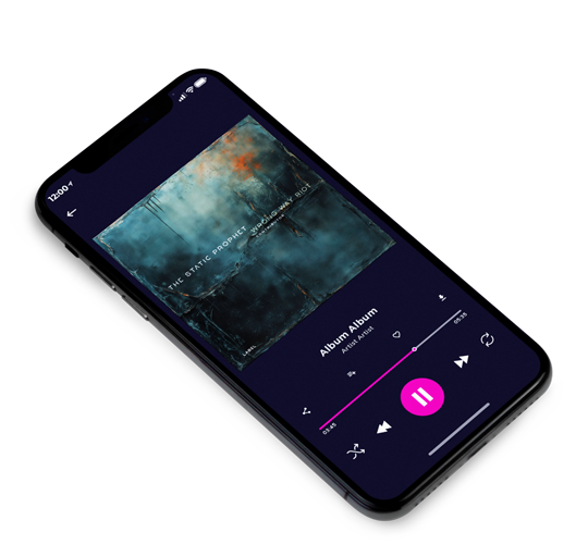 3D view of Premade Contemporary Music Album Cover - Outer Space #11960 | AlbumArtZone*