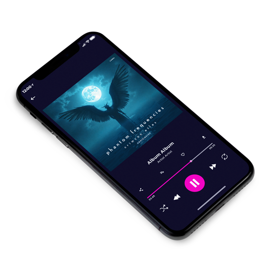 3D view of Premade Electronica & Ambient Album Cover - Big Stone #11969 | AlbumArtZone*