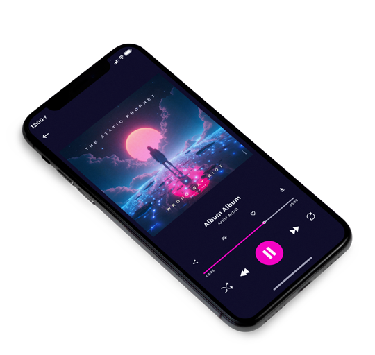 3D view of Premade Electronica & Ambient Album Cover - Pickled Bluewood #11993 | AlbumArtZone*