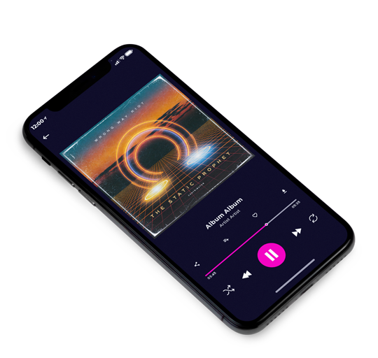 3D view of Premade Electronica & Ambient Album Cover - Outer Space #11996 | AlbumArtZone*