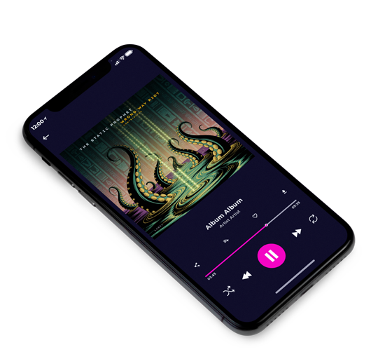 3D view of Premade Electronica & Ambient Album Cover - Heavy Metal #12018 | AlbumArtZone*