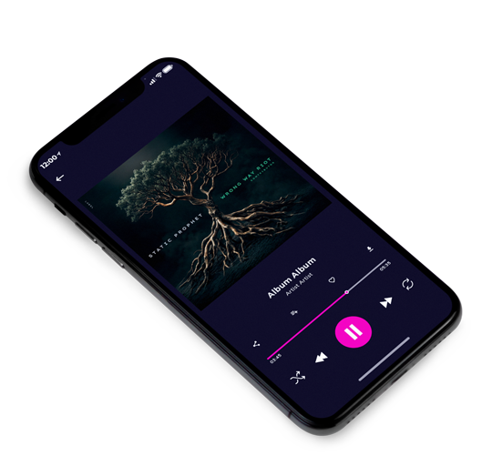 3D view of Premade Electronica & Ambient Album Cover - Bunker #12031 | AlbumArtZone*