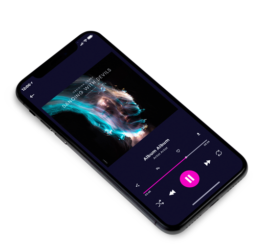 3D view of Premade Electronica & Ambient Album Cover - Bunker #12049 | AlbumArtZone*