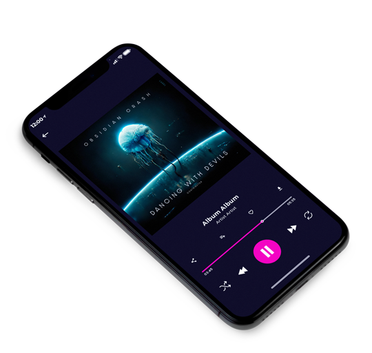 3D view of Premade Electronica & Ambient Album Cover - Firefly #12054 | AlbumArtZone*