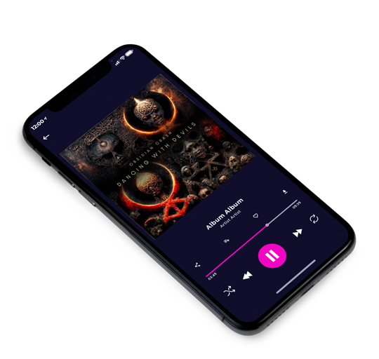 3D view of Premade Heavy Metal & Gothic Metal Album Cover - Gondola #12062 | AlbumArtZone*