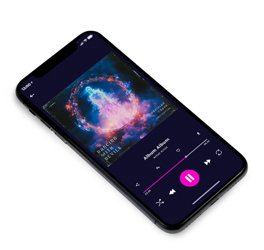 3D view of Premade Electronica & Ambient Album Cover - Mirage #12081 | AlbumArtZone*