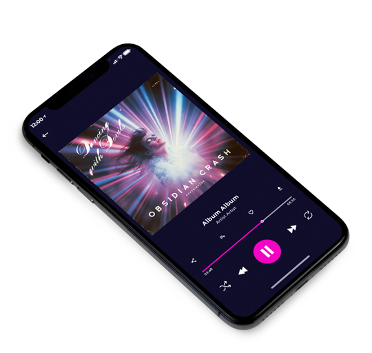 3D view of Premade Electronica & Ambient Album Cover - Mortar #12099 | AlbumArtZone*