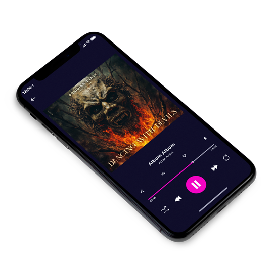 3D view of Premade Heavy Metal & Gothic Metal Album Cover - Zeus #12113 | AlbumArtZone*