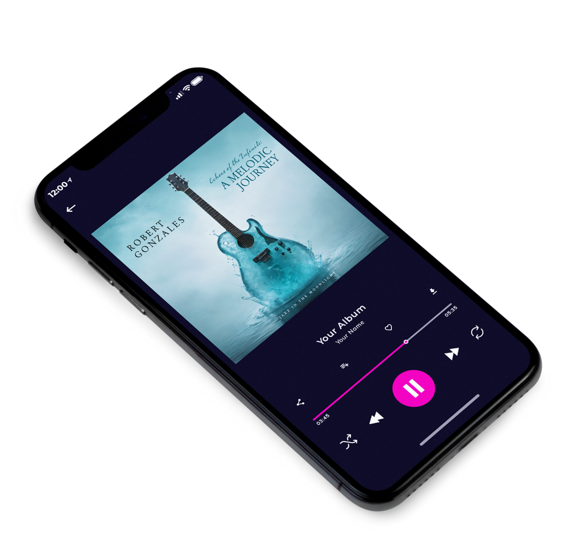 3D view of Premade Contemporary Music Album Cover - Bali Hai #15001 | AlbumArtZone*