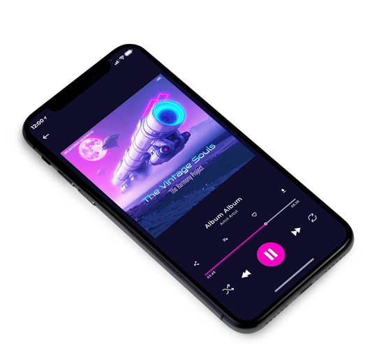 3D view of Premade Electronica & Ambient Album Cover - Gigas #16028 | AlbumArtZone*