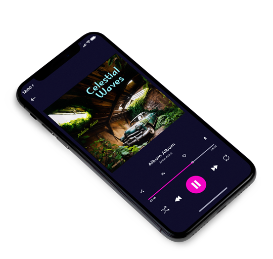 3D view of Premade Electronica & Ambient Album Cover - Eagle #16172 | AlbumArtZone*