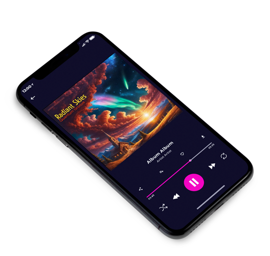 3D view of Premade Podcast Album Cover - Baltic Sea #16200 | AlbumArtZone*