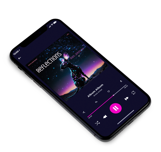 3D view of Premade Electronica & Ambient Album Cover - Vulcan #16249 | AlbumArtZone*